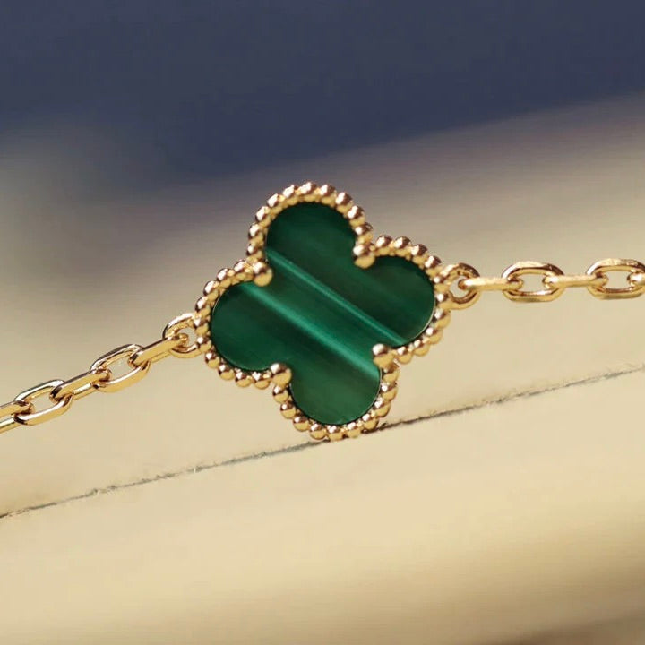 [Lucky Star]CLOVER 20 MOTIFS MALACHITE GOLD