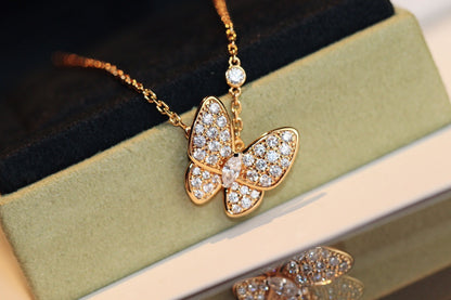 [Lucky Star]BUTTERFLY DIAMOND NECKLACE