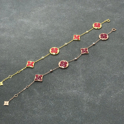[Lucky Star]STAR AND SUN CARNELIAN 4 MOTIFS 3 DIAMONDS