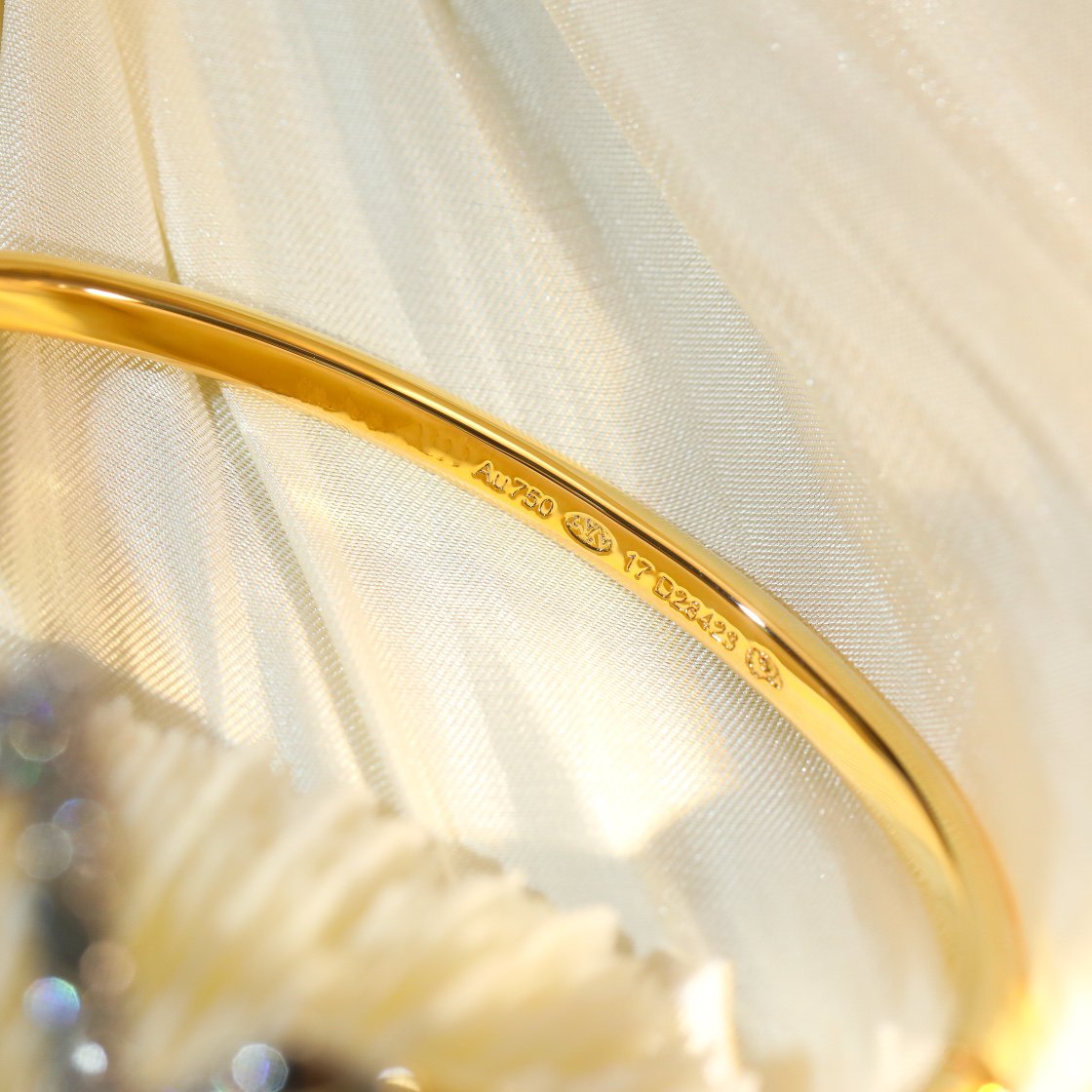 [Lucky Star]VOLTE UPSITE DOWN GOLD DIAMOND BRACELET