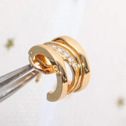[Lucky Star]ZERO 1 PINK GOLD DIAMONDS EARRINGS