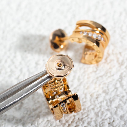 [Lucky Star]ZERO 1 PINK GOLD DIAMONDS EARRINGS
