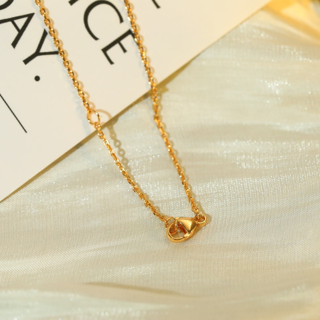 [Lucky Star]VOLT SILVER DIAMOND PEDANT NECKLACE