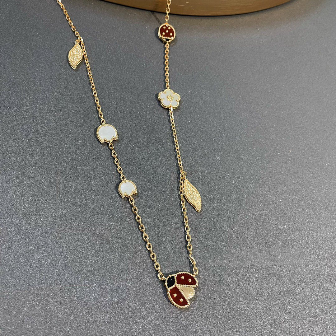 [Lucky Star]LUCKY SPRING 15 MOTIFS GOLD NECKLACE