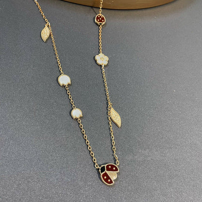[Lucky Star]LUCKY SPRING 15 MOTIFS GOLD NECKLACE