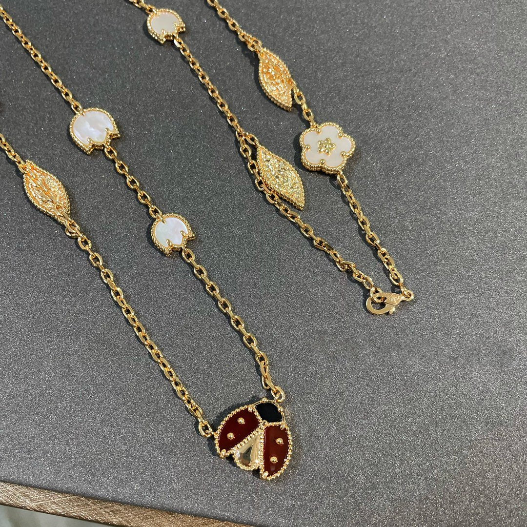 [Lucky Star]LUCKY SPRING 15 MOTIFS GOLD NECKLACE