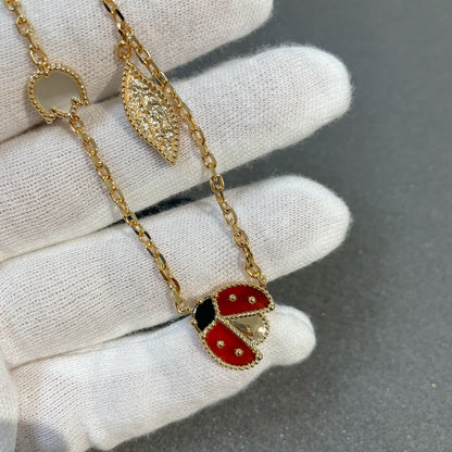 [Lucky Star]LUCKY SPRING 15 MOTIFS GOLD NECKLACE