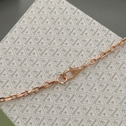 [Lucky Star]LUCKY SPRING 15 MOTIFS ROSE GOLD NECKLACE