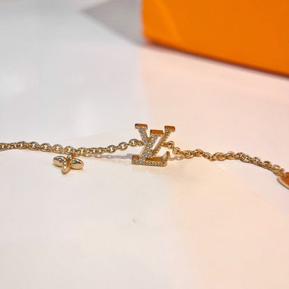 [Lucky Star]LOGO STAR MOTIF GOLD BRACELET