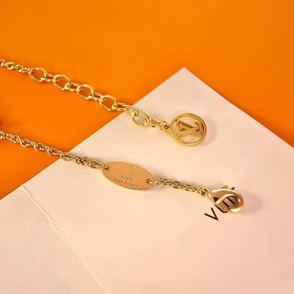 [Lucky Star]LOGO STAR MOTIF GOLD BRACELET