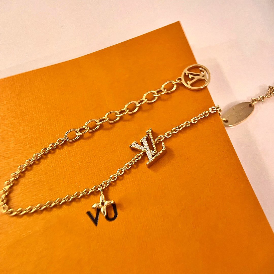 [Lucky Star]LOGO STAR MOTIF GOLD BRACELET