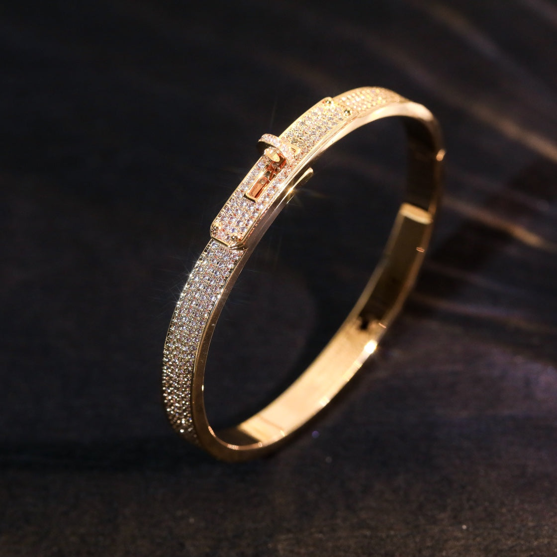 [Lucky Star]KELLY BRACELET DIAMOND PAVED
