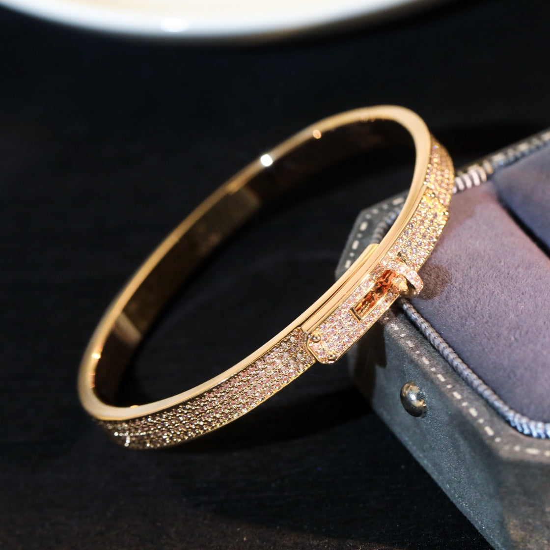 [Lucky Star]KELLY BRACELET DIAMOND PAVED