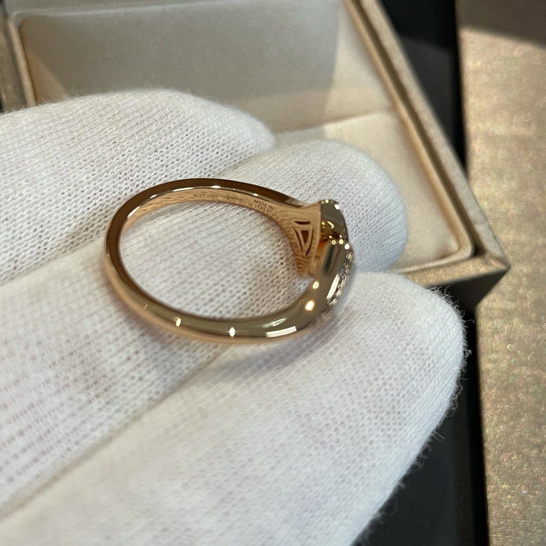 [Lucky Star]DREAM MOP DIAMOND OPEN RING