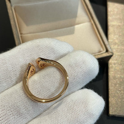 [Lucky Star]DREAM MOP DIAMOND OPEN RING
