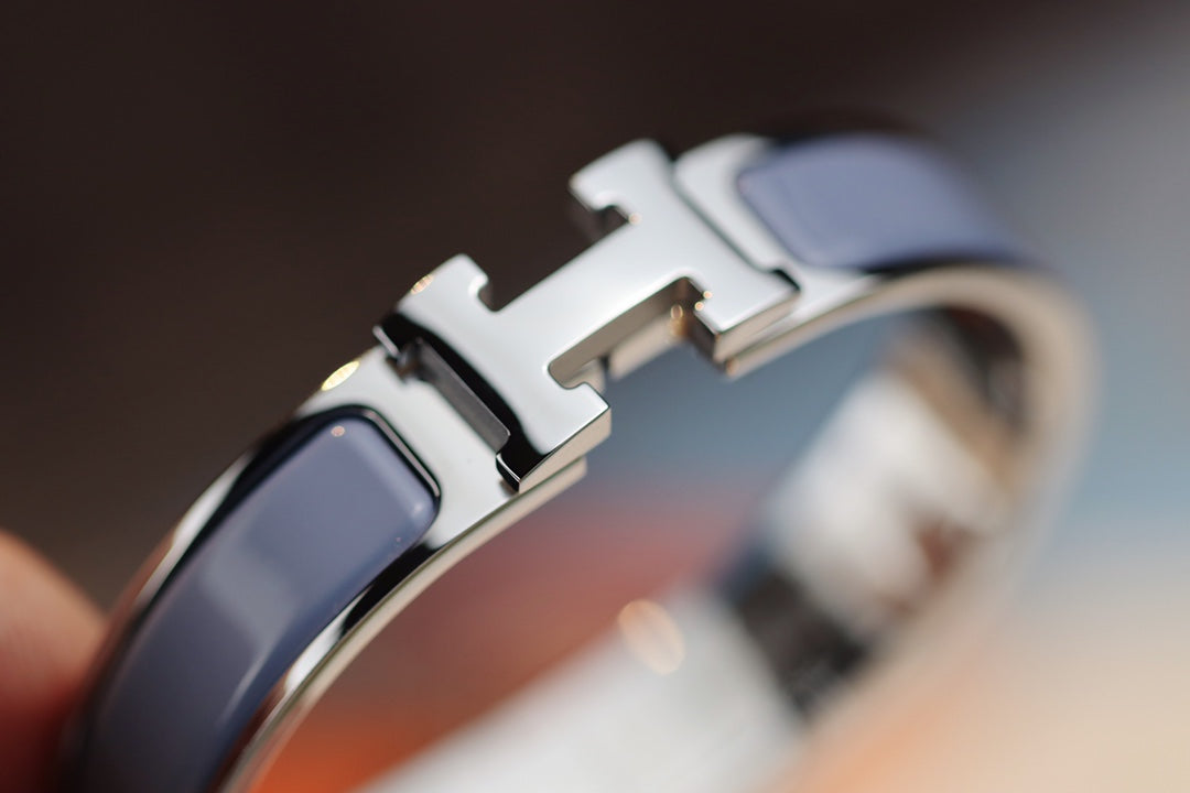 [Lucky Star]H BRACELET 12MM BLUE GRAY