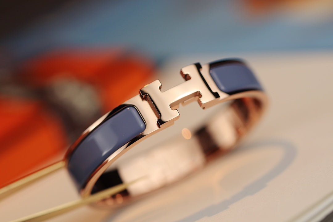 [Lucky Star]H BRACELET 12MM BLUE GRAY