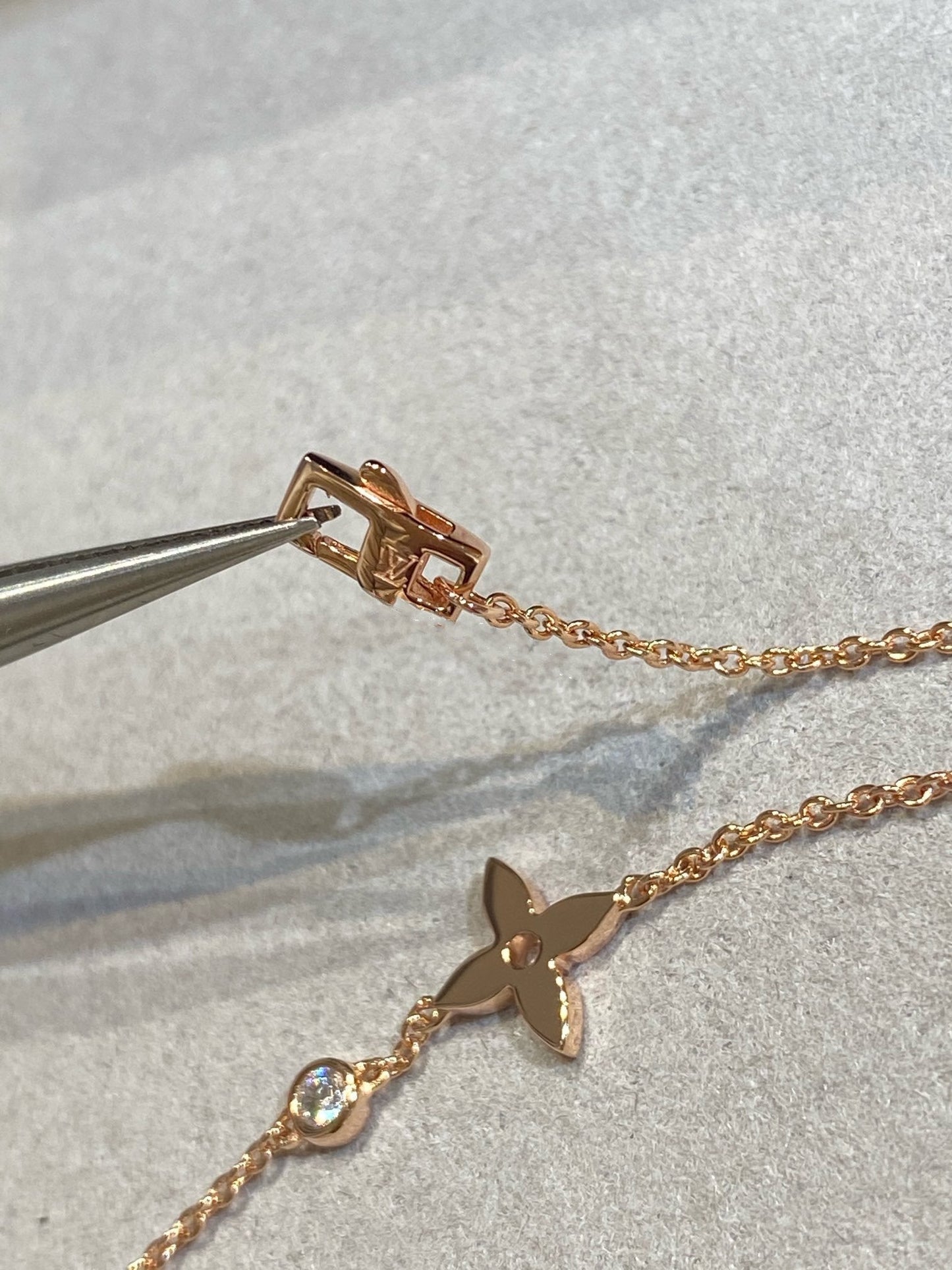 [Lucky Star]STAR DIAMOND PINK GOLD BRACELET