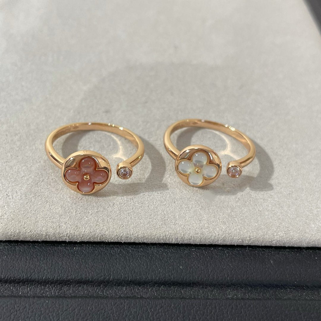 [Lucky Star]SUN 1 DIAMOND PINK MOP RING