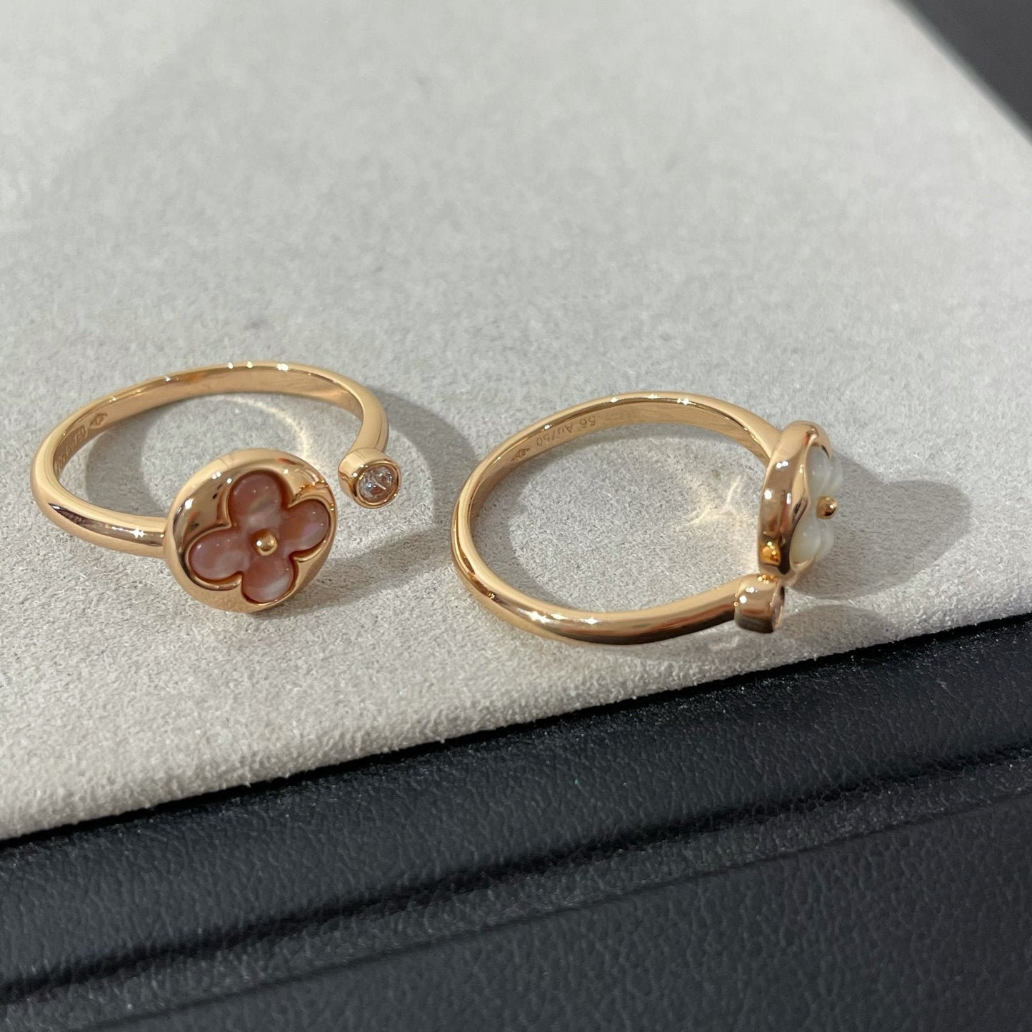 [Lucky Star]SUN 1 DIAMOND PINK MOP RING