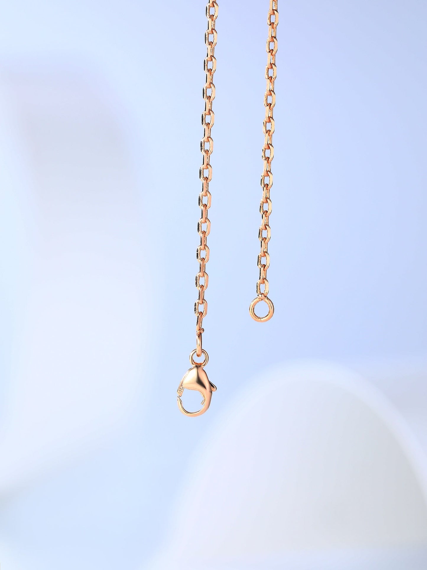 [Lucky Star]H CAGE PINK GOLD NECKLACE