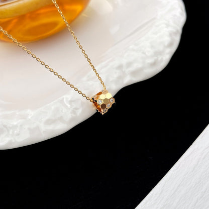 [Lucky Star]BEE MINI PEDANT DIAMOND NECKLACE