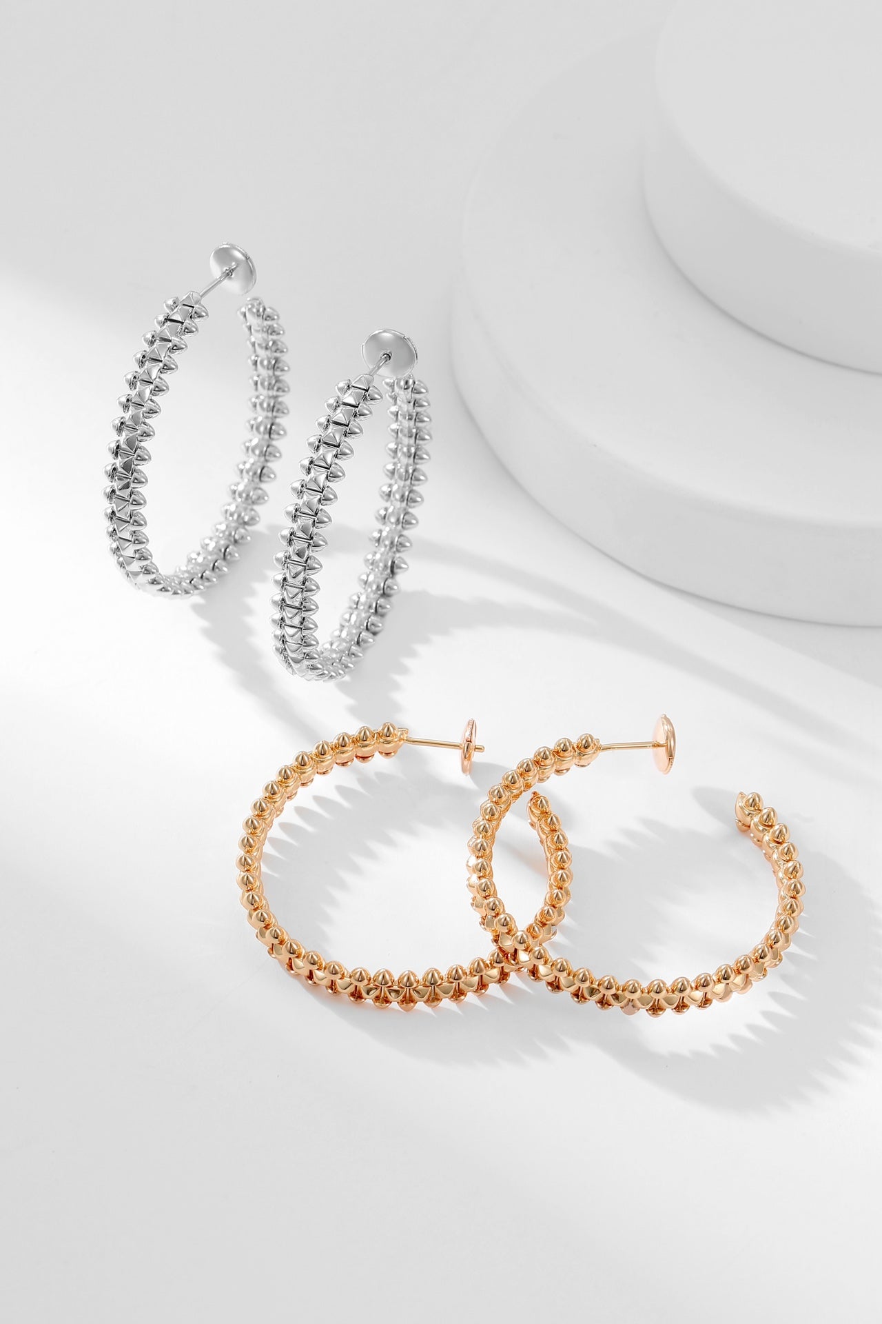 [Lucky Star]CLASH HOOP EARRINGS
