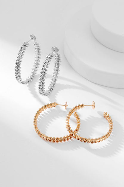 [Lucky Star]CLASH HOOP EARRINGS