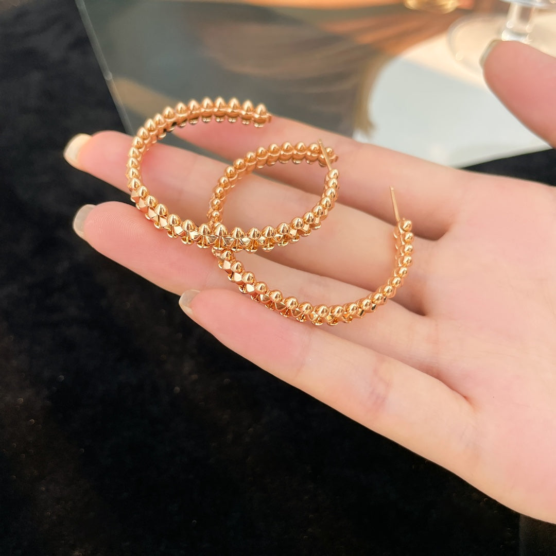 [Lucky Star]CLASH HOOP EARRINGS