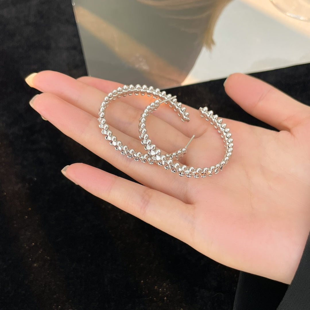 [Lucky Star]CLASH HOOP EARRINGS