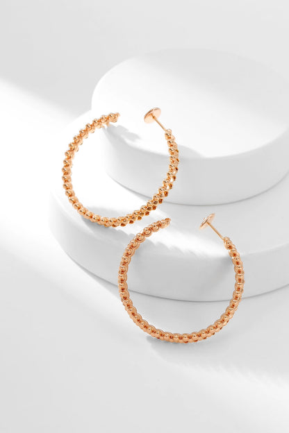 [Lucky Star]CLASH HOOP EARRINGS