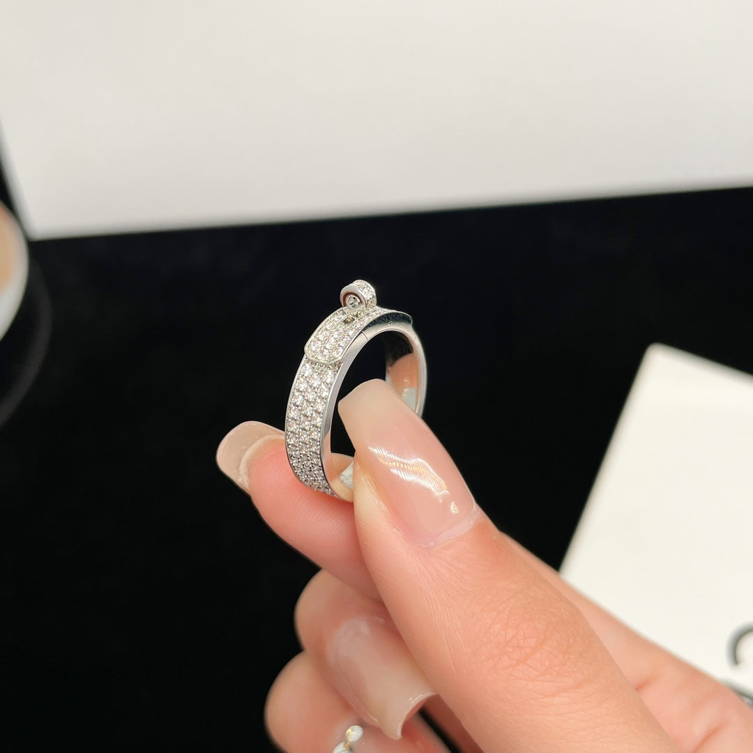 [Lucky Star]KELLY SILVER DIAMOND RING