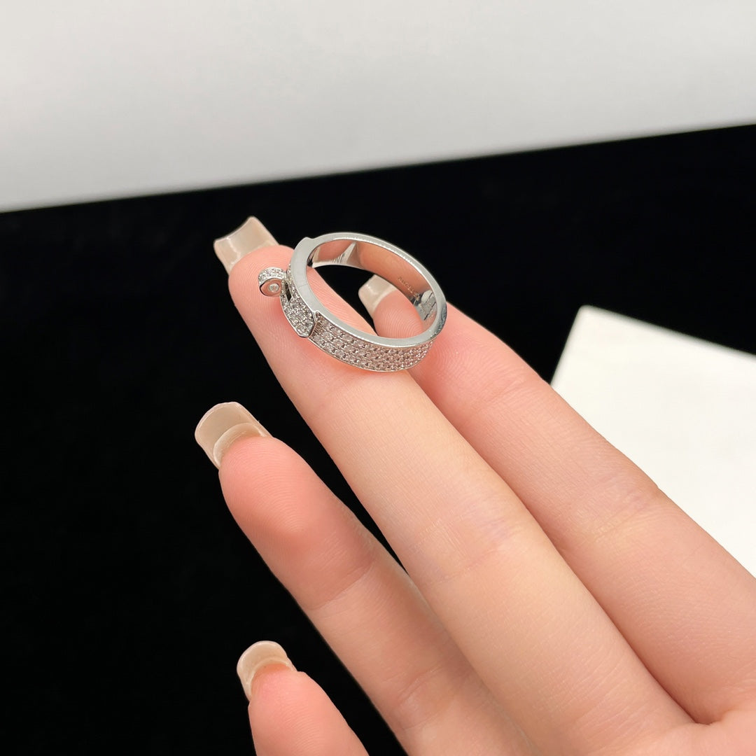 [Lucky Star]KELLY SILVER DIAMOND RING
