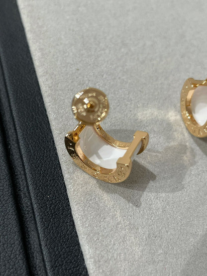 [Lucky Star]ZERO 1 PINK GOLD CERAMIC EARRINGS