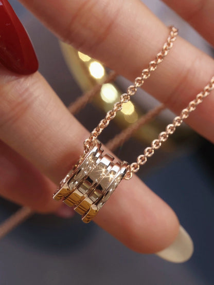 [Lucky Star]ZERO 1 PINK GOLD NECKLACE