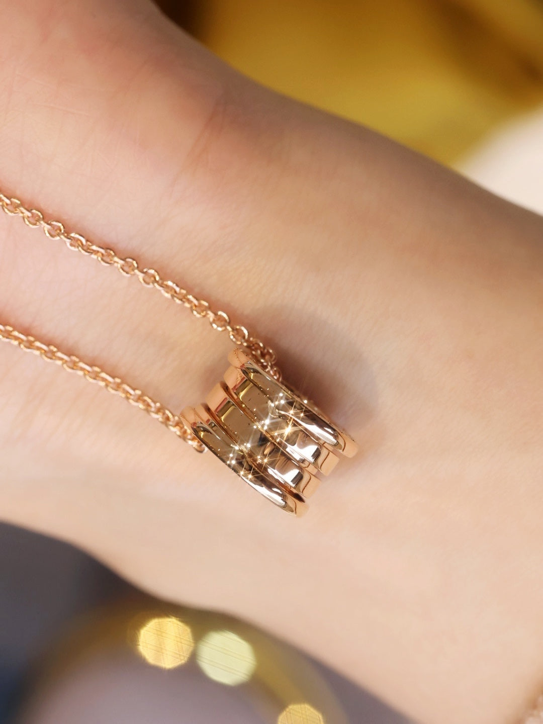 [Lucky Star]ZERO 1 PINK GOLD NECKLACE