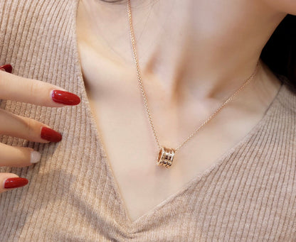 [Lucky Star]ZERO 1 PINK GOLD NECKLACE