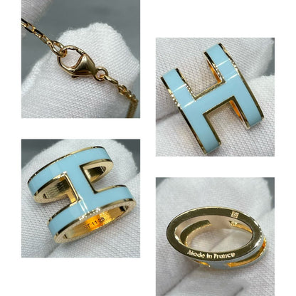 [Lucky Star]POP H SKY BLUE NECKLACE