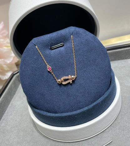 [Lucky Star]FORCE 10 DIAMOND CHAIN LINK PINK GOLD BRACELET