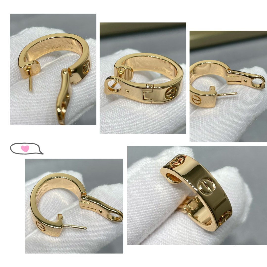 [Lucky Star]LOVE 5.5MM EARRINGS