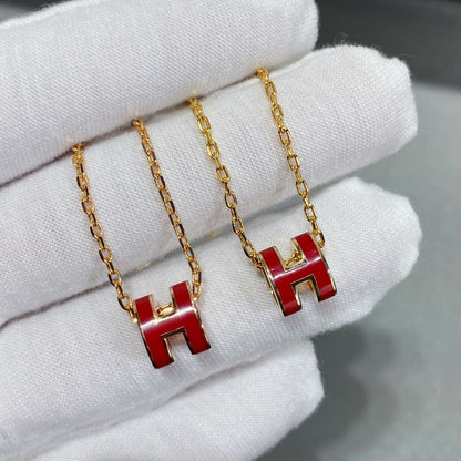 [Lucky Star]MINI POP H NECKLACE