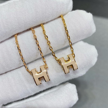 [Lucky Star]MINI POP H NECKLACE