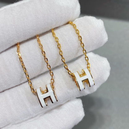 [Lucky Star]MINI POP H NECKLACE