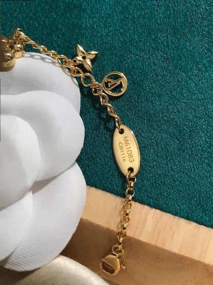 [Lucky Star]BLOOMING PINK GOLD MOP BRACELET
