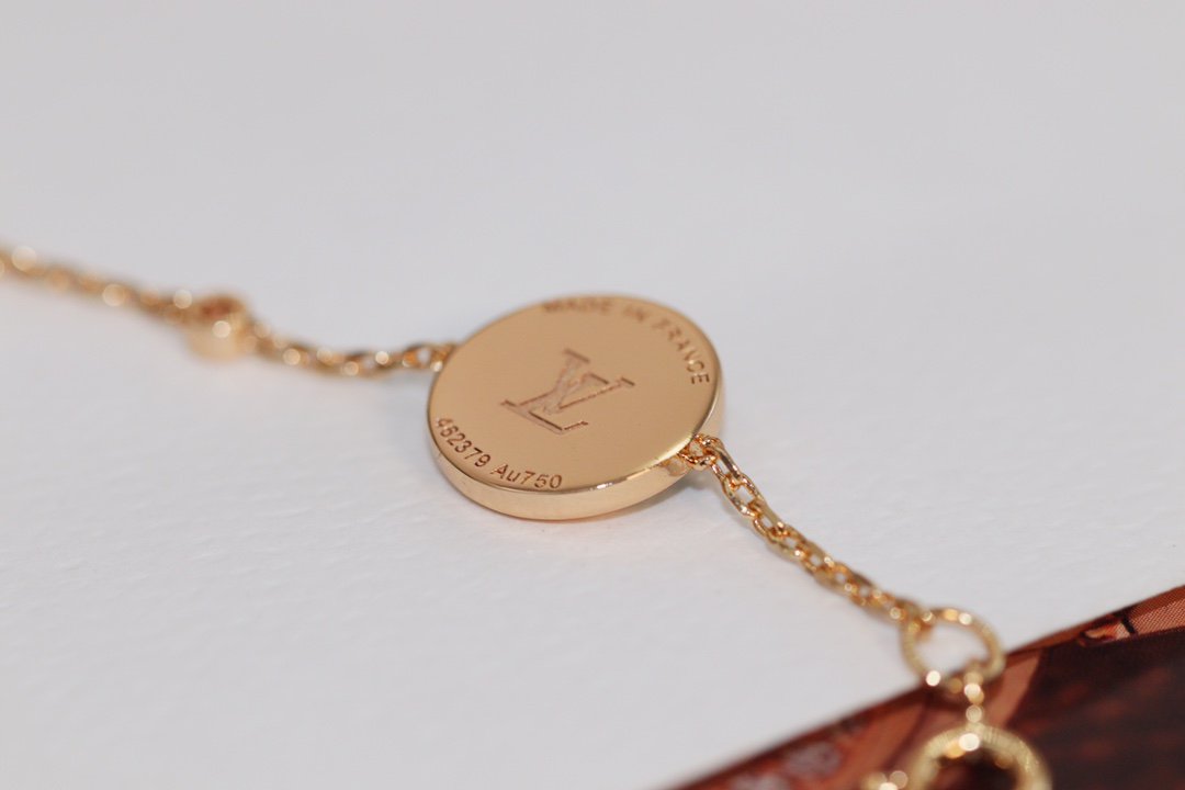 [Lucky Star]STAR AND SUN 4 MOTIF PINK GOLD MALACHITE BRACELET