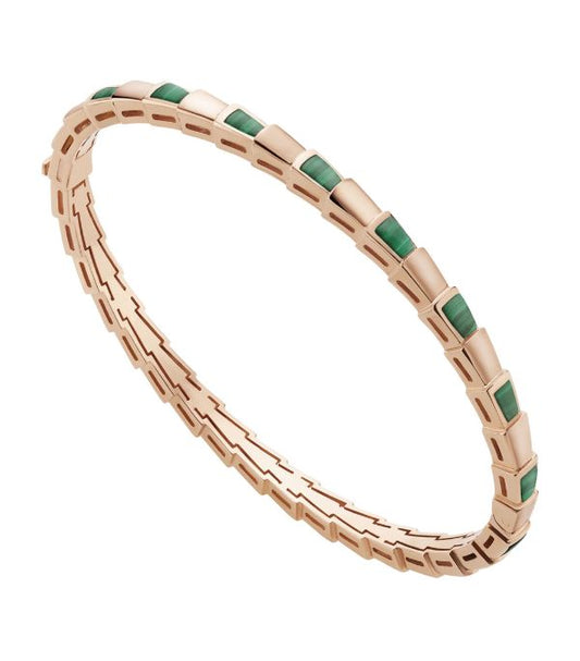 [Lucky Star]SERPENTI BRACELET PINK GOLD MALACHITE