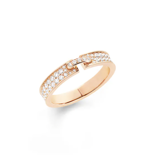 [Lucky Star]ALLIANCE LIENS VIDENCE PAVED DIAMOND 4MM RING