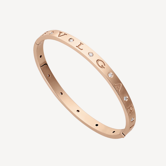 [Lucky Star]ZERO 1 PINK GOLD 12 DIAMONDS BRACELET