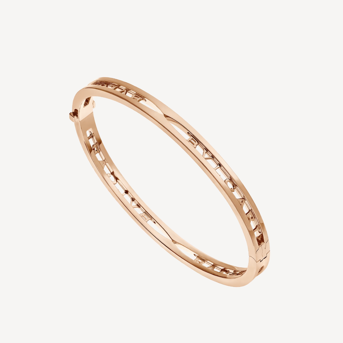[Lucky Star]ZERO 1 SPIRAL LOGO PINK GOLD BRACELET