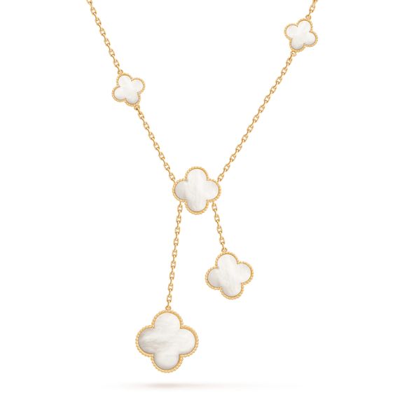 [Lucky Star]CLOVER MOTHER OF PEARL NECKLACE 6 MOTIF